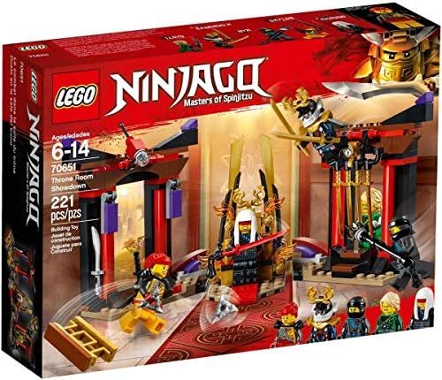 LEGO NINJAGO Masters of Spinjitzu: Throne Room Showdown 70651 Building Kit (221 Pieces)