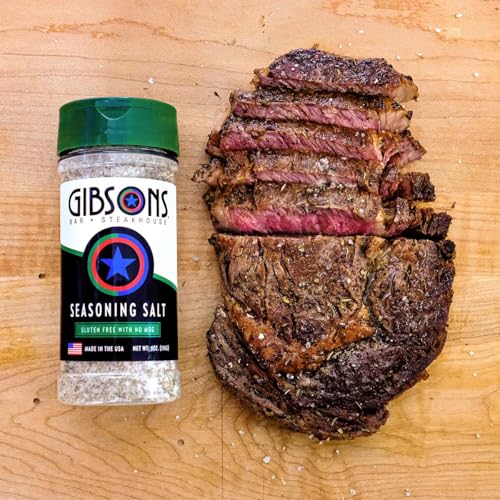 GIBSONS STEAKHOUSE Seafood Seasoning, 5.5oz Bottle