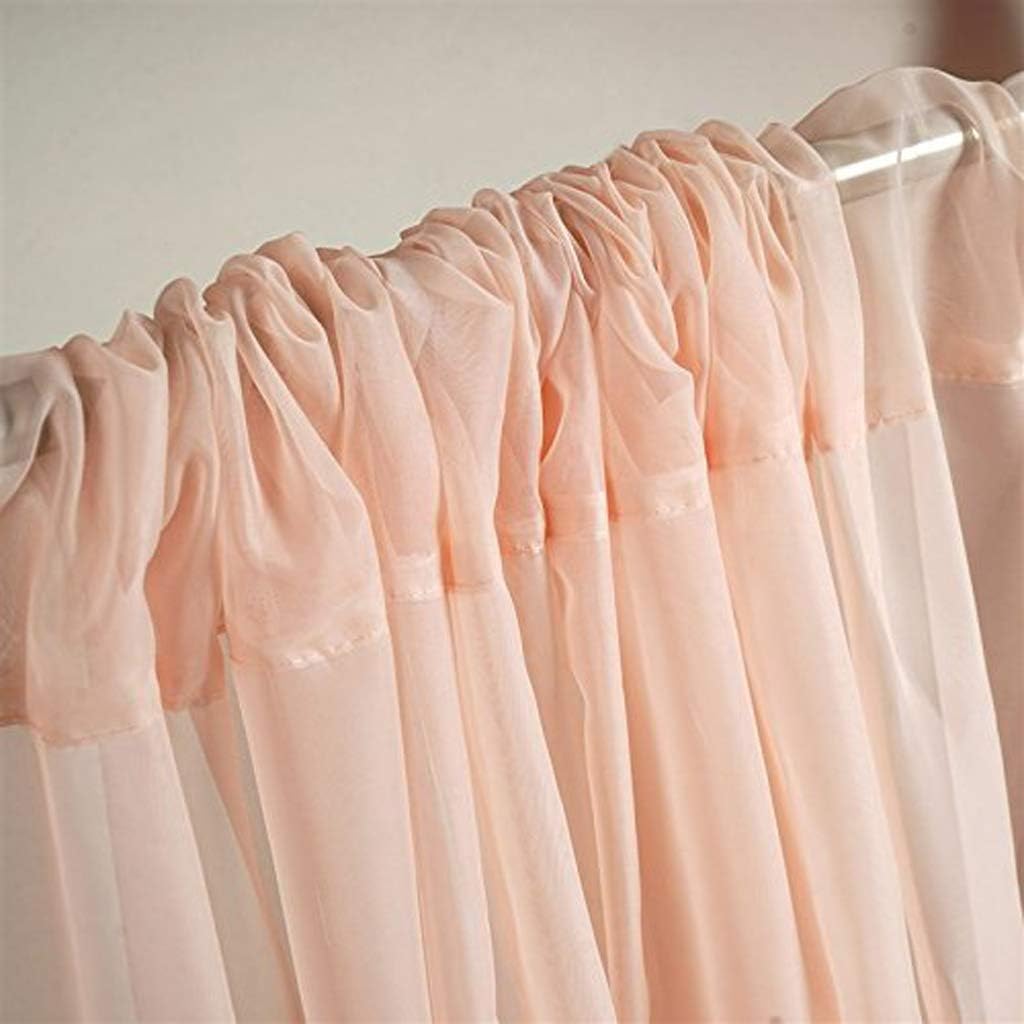AK TRADING CO. 120" Wide (10Ft Wide) Sheer Voile Drape Panels for Backdrop, Wedding Events, Ceiling Drapes, Event Masking, & Decor - Select from 6ft to 50ft Length. (10 feet x 20 feet, Red)