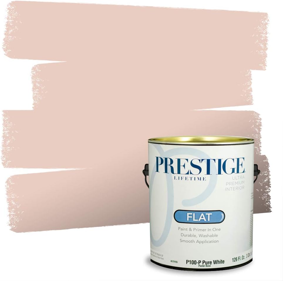 PRESTIGE Paints Exterior Paint and Primer In One, 1-Gallon, Satin, Comparable Match of Sherwin Williams* Grandeur Plum*