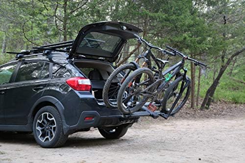 Kuat NV Base 2.0 Hitch-Mounted 2-Bike Rack | Mountain, Road, Gravel Bike, or E-Bike Compatible, No-Tool Install, Pivot System, All-Metal Robust Construction