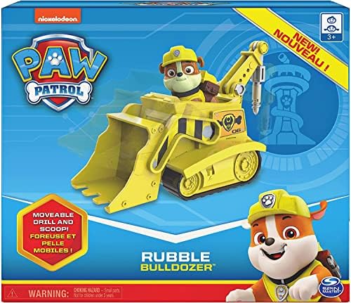 Paw Patrol - Rubble’s Diggin’ Bulldozer - Figure & Vehicle
