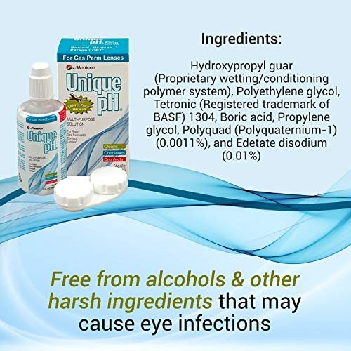 Menicon Unique pH Multipurpose Contact Lens Solution with Lens Case 4 fl oz