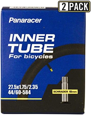 Panaracer Bicycle Tube, Schrader Valve, many different sizes, 35-48-60 mm valves, single or two pack