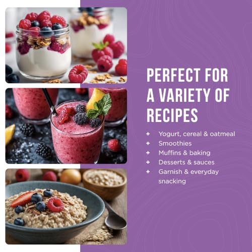 Augason Farms Freeze-Dried Whole Raspberries Can | Emergency Food Supply, 23 Servings, 30 Year Shelf Life, Great for Cooking, Baking, and Snacks