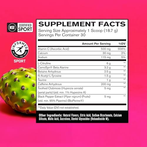 BARE PERFORMANCE NUTRITION BPN Flight Pre Workout, Supports Energy and Mental Focus, Improved Endurance & Muscle Pumps with CarnoSyn® Beta Alanine