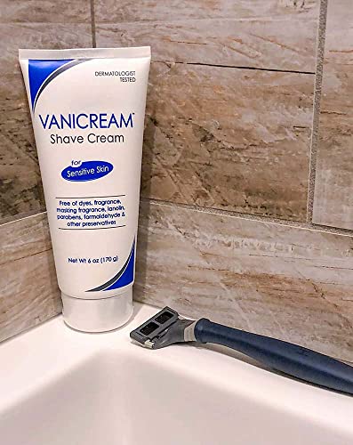 Vanicream Shave Cream for Sensitive Skin, 6oz, 2-Pack