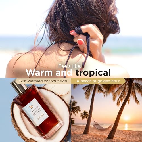 Lavanila Vanilla Coconut Perfume, Travel Size Roller 0.32 Oz | Clean Vanilla Perfume for Women, Long Lasting Eau de Parfum with Madagascar Vanilla – Natural Fragrance, Women’s Fragrances