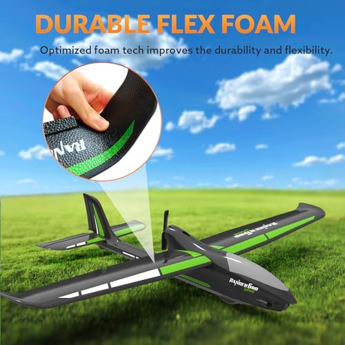 VOLANTEXRC New Version RC Plane, Remote Control Airplane for Adults, 4-Channel RC Plane with Durable Foam Construction, 3 Flight Modes, One-Key Stunts