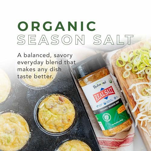 Redmond - Real Salt Seasoning, Natural Unrefined Gluten Free 8.25 Ounce