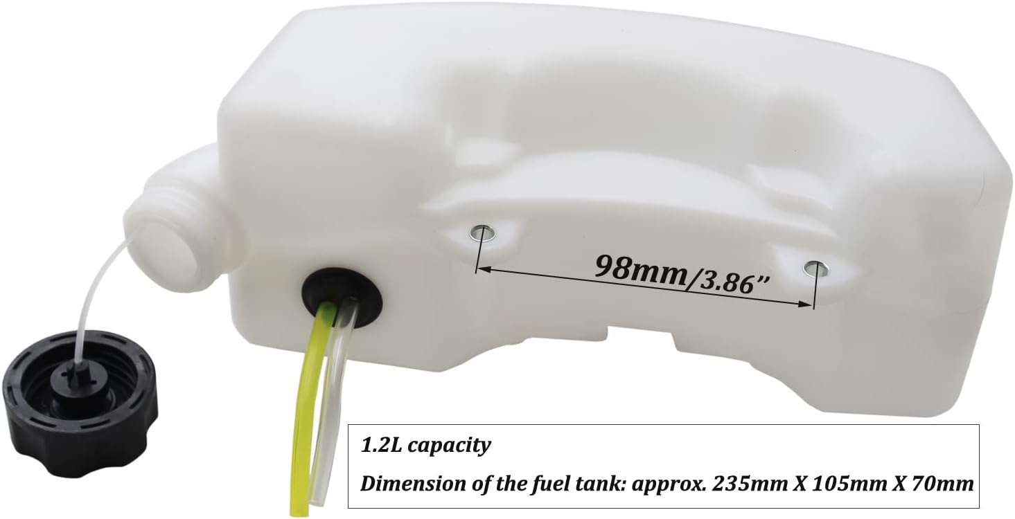 43cc 47cc 49cc 52cc 55cc Engine Motor Gas Fuel Petrol Tank Mini Scooter Auger Gas Powered Drill Pocket Quad Bike Garden Multi Tool Engines (40-5)
