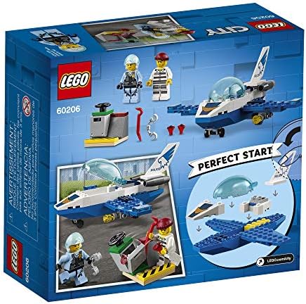 LEGO City Sky Police Jet Patrol 60206 Building Kit (54 Pieces)