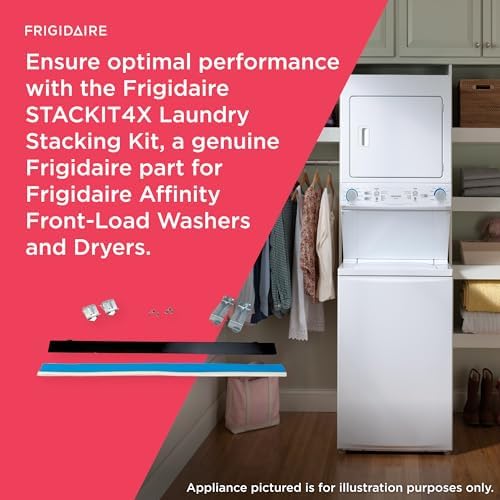 Frigidaire STACKIT4X Laundry Stacking Kit for Frigidaire Affinity Front-Load Washers and Dryers