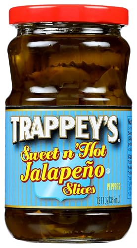 Trappey's Sweet N' Hot Jalapeno Peppers Slices, 12 fl oz