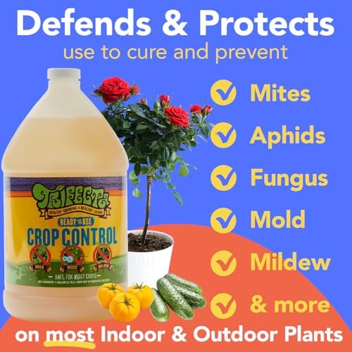 Trifecta Crop Control Super Concentrate | 4 oz | All-in-One Pesticide, Fungicide, Miticide And Insecticide | For Spider Mites, Mildew, Mold And Botrytis