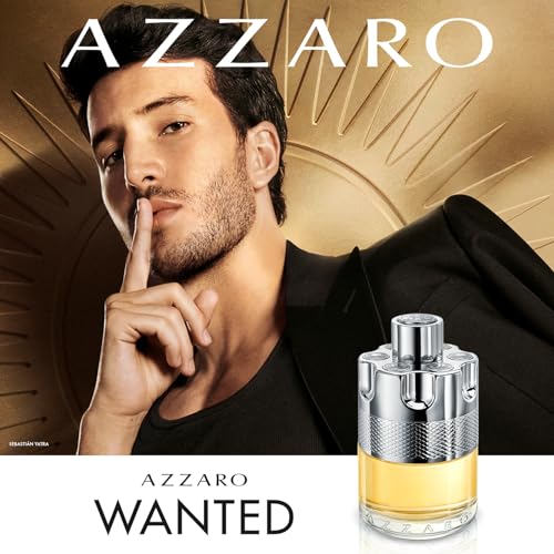 Azzaro Wanted Eau de Toilette - Vibrant & Irresistible Mens Cologne - Woody, Citrus & Spicy Fragrance - Cardamom, Lemon