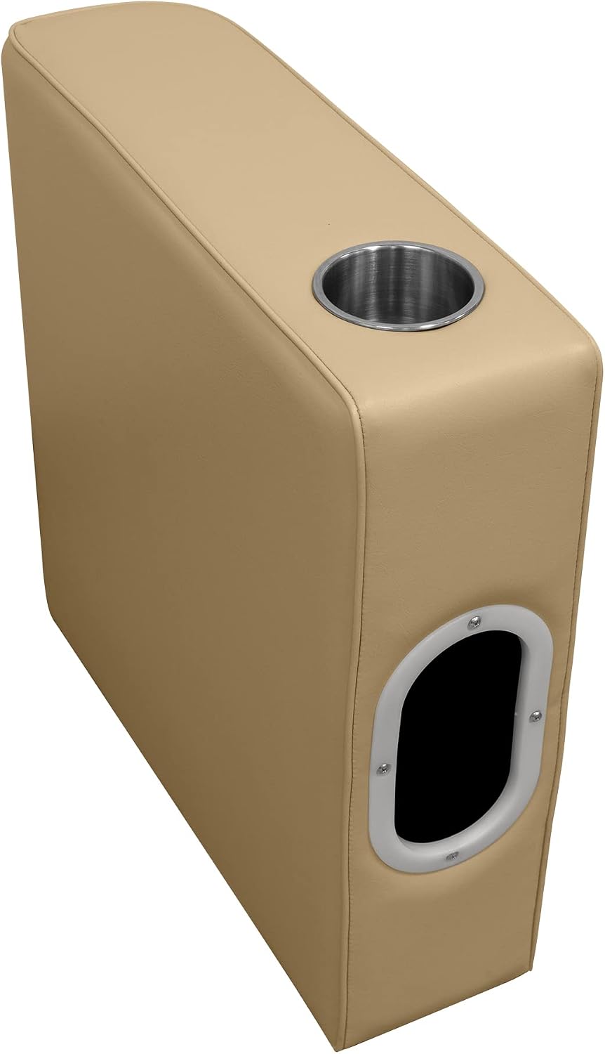 Wise 8WD110-207 Deluxe Series Pontoon Left Arm Rest, Sand