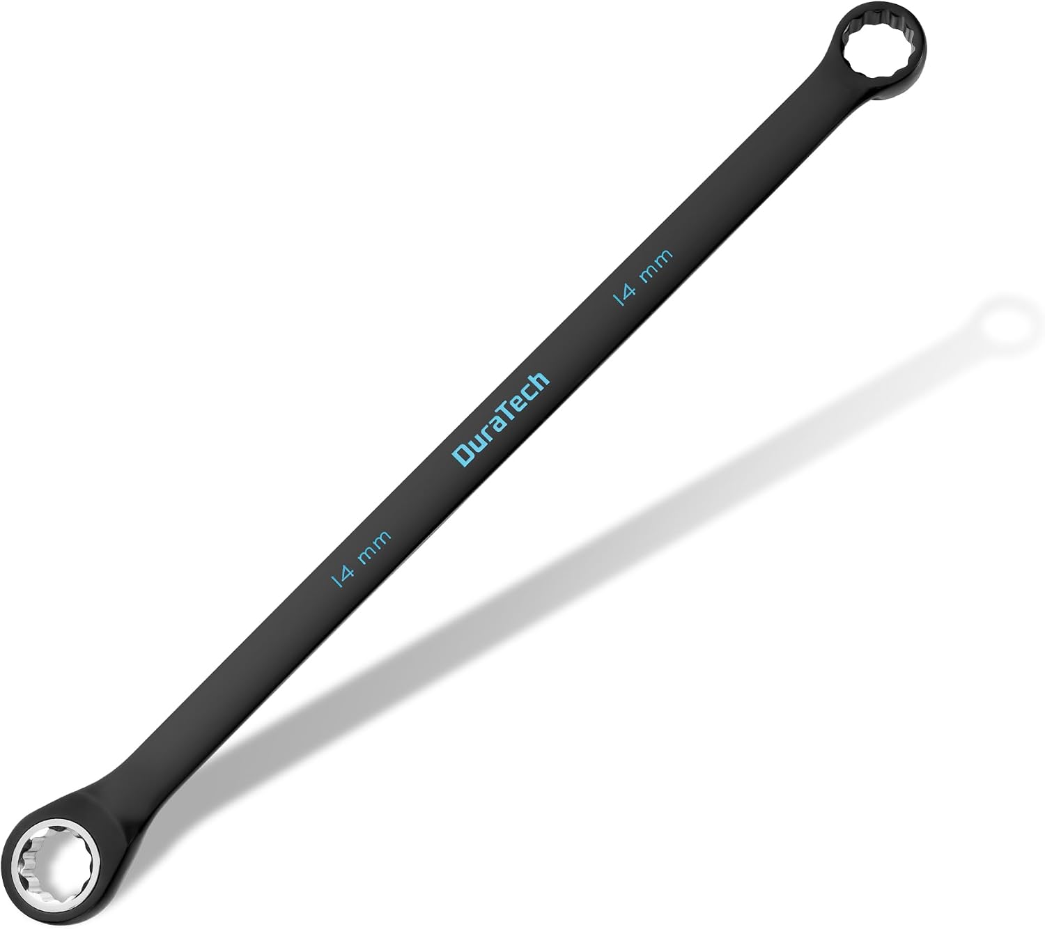 DURATECH Extra Long Ratcheting Wrench Set, Double Box End, Metric, 9-Piece