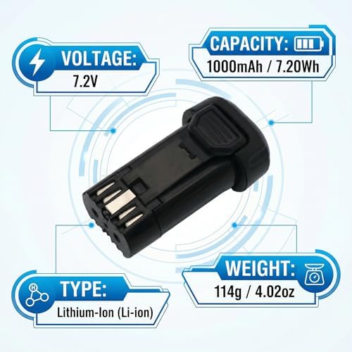 CS BATTERY Replacement DCB080 8v max Batteries for DCF680 DCF680N1 DCF680N2 DCF682 DCB095