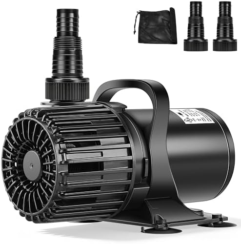 VIVOHOME 100W Pond Pump, 1600GPH Submersible Water Pump for Koi Pond