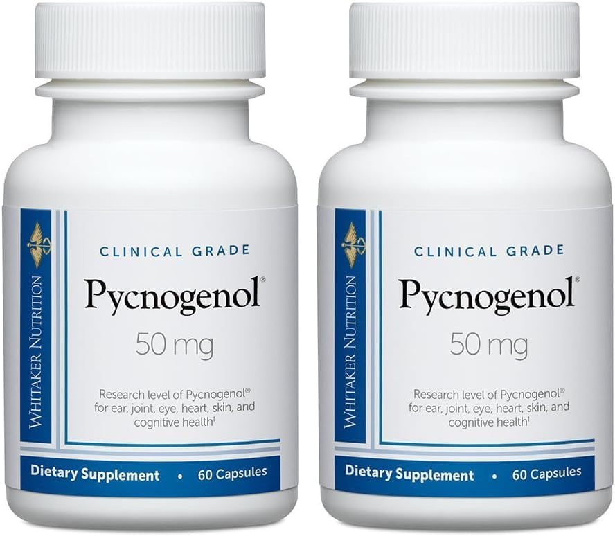 Dr. Whitaker's Clinical Grade Pycnogenol 50mg, 60 Capsules (60-Day Supply)