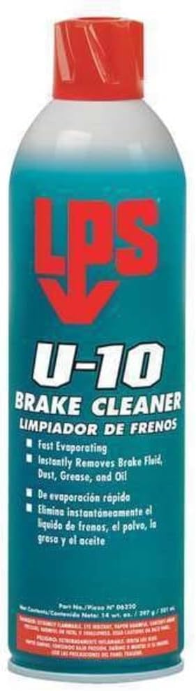LPS LABORATORIES Lps U-10 Brake Cleaner 14 Oz. Aerosol-1028012
