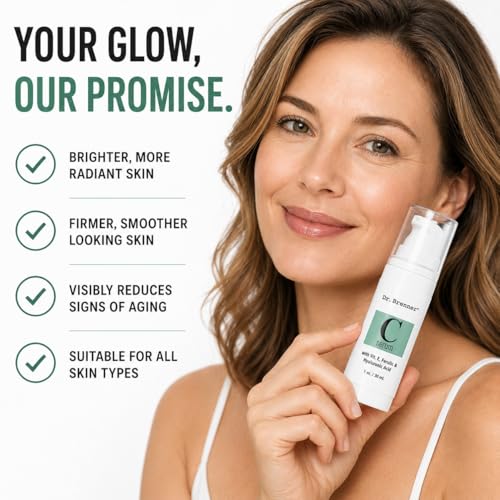 Vitamin C Serum 20% Pure L-Ascorbic Acid, Ferulic Acid