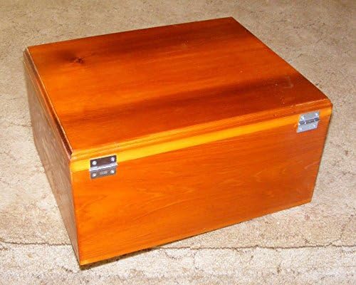 Steve's Gift Shoppe Cedar Keepsake Memory and Treasure Chest with French Rubbed Finish - Size 17 x 14 x 8 Inches