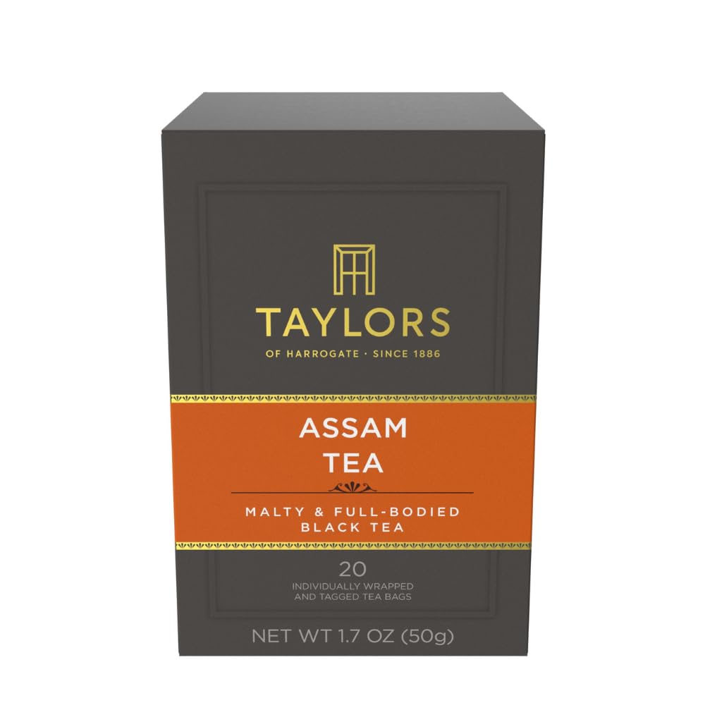 Taylors of Harrogate Green Tea with Jasmine, Individually Wrapped Bags, 20 Count (Pack of 1), Delicate, Floral & Sweet, Caffeinated, Enjoy Hot or Iced, 20 Teabags