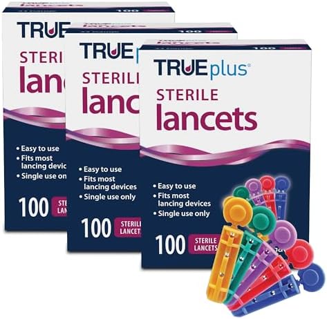 TRUEplus Single-Use Sterile Lancets Bundle, 28G, 300 Pack