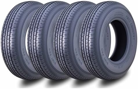 FREE COUNTRY 4 Premium Trailer Tire ST225/75R15 10PR LRE 117N w/Scuff Guard