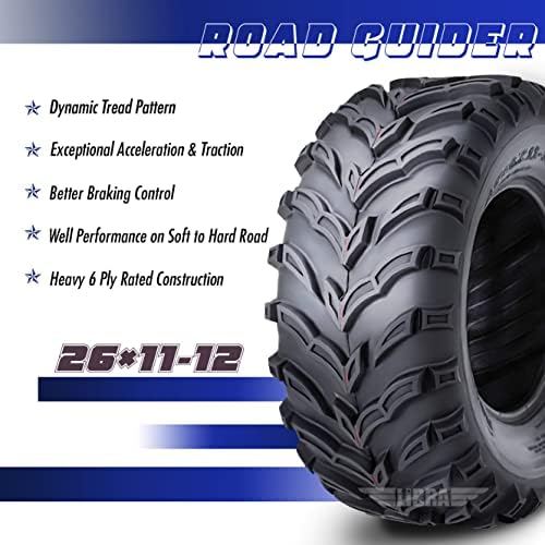 ROADGUIDER ATV Mud Tire 22x10-9 6PR for Honda Recon 250 Suzuki Ozark 250