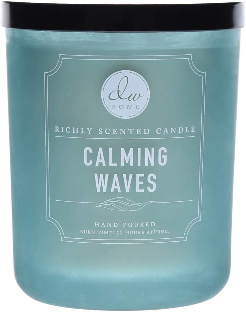 DW Home Peony Petals Scented Candle for Home, 9 oz, 8.8 oz Candle Jar, Up to 33H Burn Time, Luxury Scented Candle for Relaxation, Gifting, Home Décor