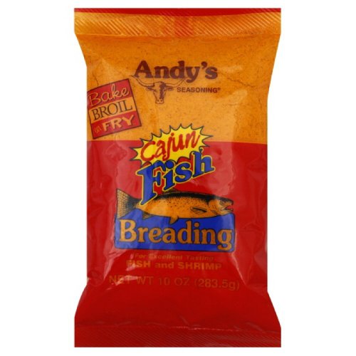 Andy's Cajun Fish Breading, 10-Ounce (Pack of 2)