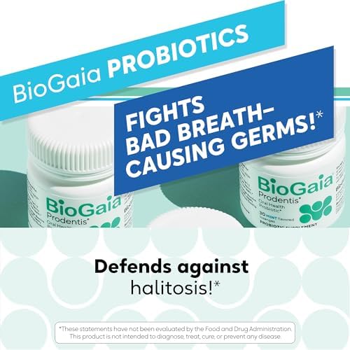 BioGaia Prodentis | Dental Probiotic Lozenges | Promotes Healthy Gums & Teeth | Defends Against Dental Problems | Replenishes Oral Microbiome