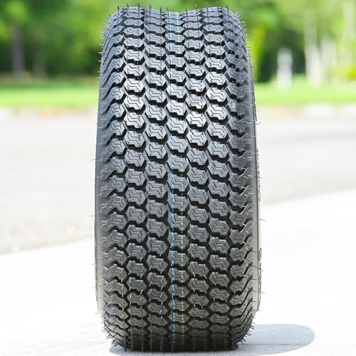 Kenda K500 Super Turf R/S 4 Ply 16-7.50-8 Lawn & Garden/Turf Tire | Lawn Mower & Garden Tractor All Season Traction 64A3 Rated 4 Ply Bias Construction Black Sidewall Tire