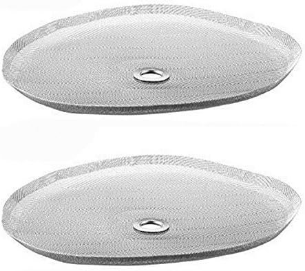 2pcs 4" Steel Filter Mesh Screens for 8 Cup French Press Coffee Maker for Bonjour Bodum