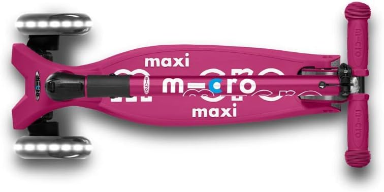 Micro Kickboard | Maxi Foldable LED Kids Scooter for Ages 5-12 | Children