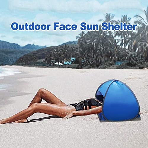 Beach Sun Shelter, Instant Sun Protection Canopy with Zippered, Beach Lounge Chair Boat