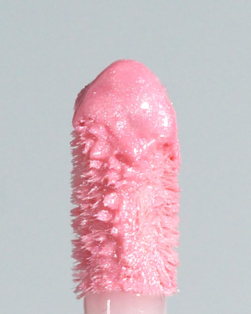 MODE Frosty Cotton Candy Pearly Pink Lip Lacquer Ultra Shine Lip Gloss IT'S A SIN Long Lasting Hydrating Creamy Color, Natural Moisturizing Skincare Fruit Oils, Cruelty Free, Vegan