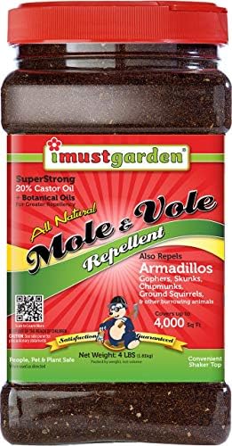 I Must Garden Mole & Vole Repellent: Professional Strength - Natural - 10lb