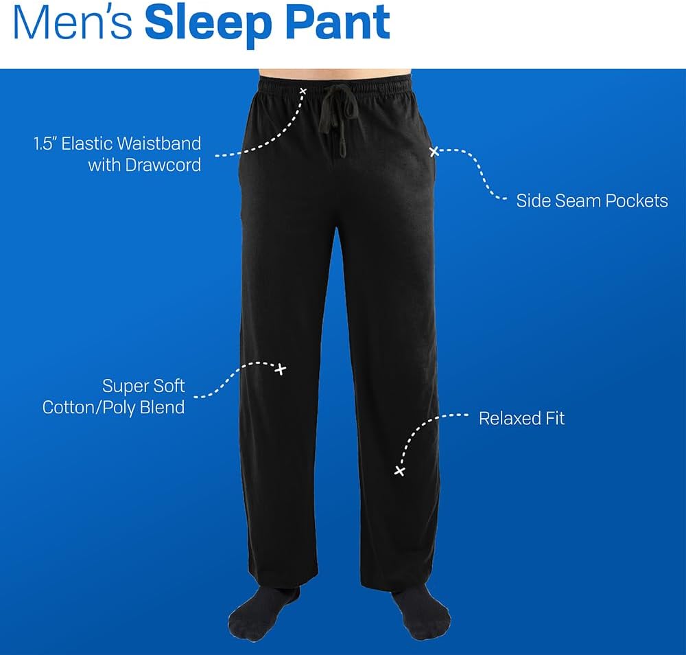 Mens Black Godzilla Classic Monster Movie Lounge Pants