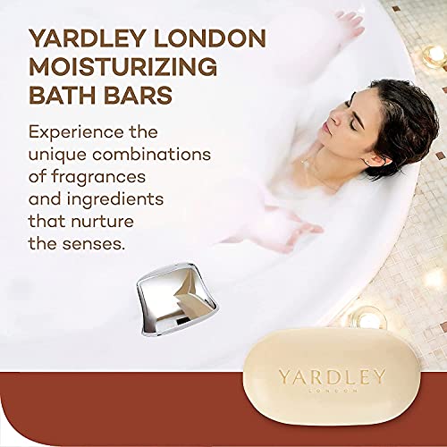Yardley Moisturizing Bar Cocoa Butter 4.0 oz (Pack of 6)