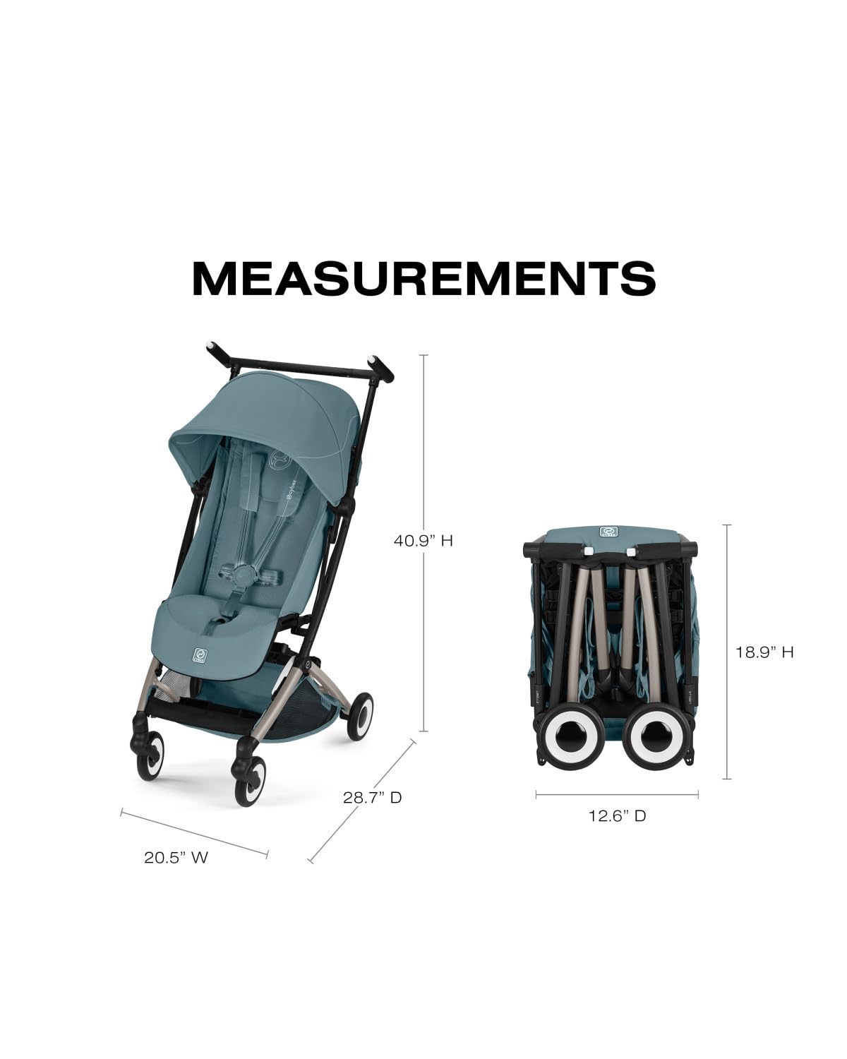 LIBELLE Ultra Lightweight Travel Stroller - Almond Beige
