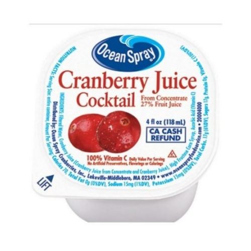 Ocean Spray Cran-Grape Juice Cups 4 Ounce (Pack of 48)