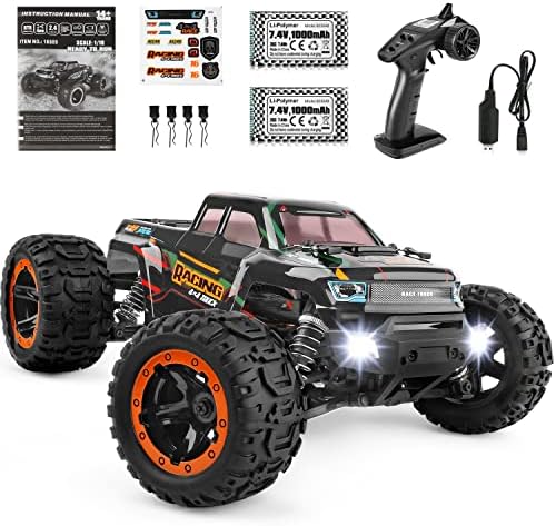 HAIBOXING Remote Control Car 16889, 1:16 Scale 2.4Ghz RC Cars 4x4 Off Road Trucks, Waterproof RTR RC Monster Truck 36KM/H