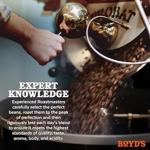 Boyd's French No. 6 Coffee - Ground Dark Roast - 12 Ounce (Pack of 6)