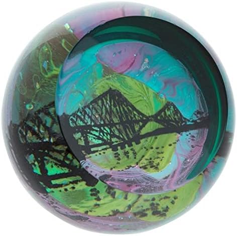 Caithness Glass Northern Aurora-Forth Bridge-NEW, us:one Size, Multi Coloured