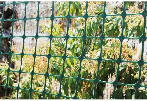Tenax Home Fence - Green Plastic Garden Fence, Lightweight, Durable - 36 in x 300 in - Polyethylene