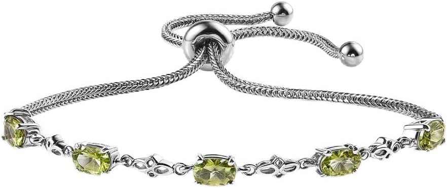 Birthstone Bracelets Charm Bolo Bracelet Adjustable Gemstone | Birthday, Gifts